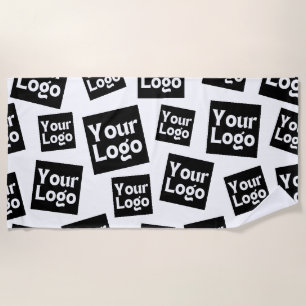 Serviette De Plage Votre logo de conception ou d'entreprise Placeme