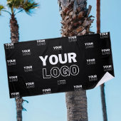 Serviette De Plage Votre logo et votre logo de répétition Arrière - p