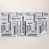 Serviette De Plage Votre (Long) nom est partout (Devant)