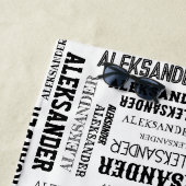 Serviette De Plage Votre (Long) nom est partout (En situation)