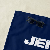 Serviette De Plage (Votre nom) Capitaine du bateau (En situation)