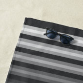 Serviette De Plage Votre nom ou bateau Navire de mer Gris Blancs (En situation)