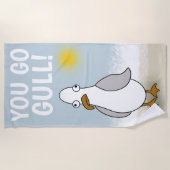 Serviette De Plage Vous allez mouette drôle de mouette (Devant)