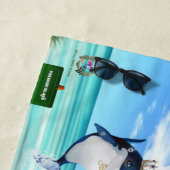 Serviette de plage Vous avez du courrier pour bale (En situation)