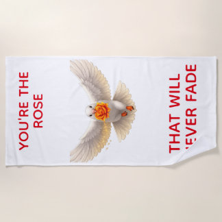 Serviette de plage vous êtes la rose