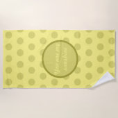Serviette De Plage Vous Êtes Mon Sunshine Beach Towel (Beurre Jaune) (Devant)
