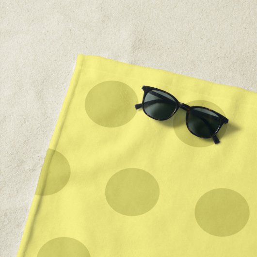 Serviette De Plage Vous Êtes Mon Sunshine Beach Towel (Beurre Jaune) (En situation)