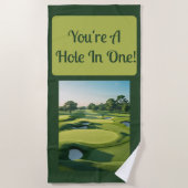 Serviette De Plage Vous êtes un trou dans un ! 2025 (Devant)