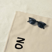 SERVIETTE DE PLAGE VOUS FAIRE CONNAÎTRE (En situation)