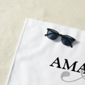 Serviette De Plage Voyage de fin de semaine pour les filles thème de  (En situation)