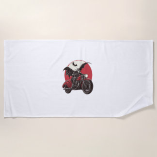 Serviette De Plage Voyage d'Halloween Moonlit Vampire