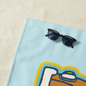 Serviette De Plage Voyage sur route | Peanuts Road Trip Van (En situation)