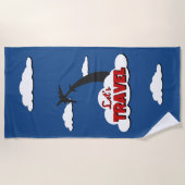 Serviette De Plage Voyageons (Devant)