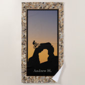 Serviette De Plage VTT Pebble (Devant)