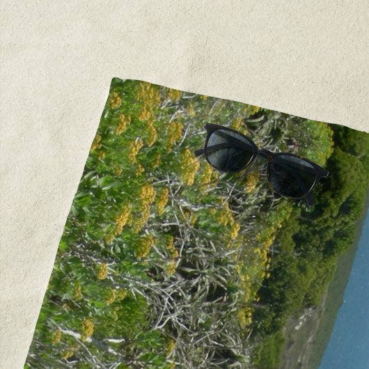 Serviette de plage vue océan sud-africain (En situation)