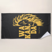 Serviette De Plage WAKANDA: King By Nature | (Devant)