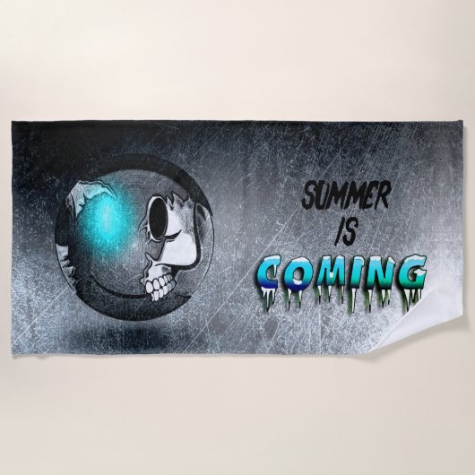 Serviette De Plage Walkermoji Vintage (Devant)