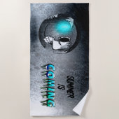 Serviette De Plage Walkermoji Vintage (Devant)