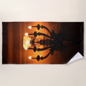 Serviette De Plage Wall Sconce Antique Aesthetic  (Devant)