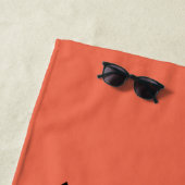 SERVIETTE DE PLAGE WAOUH! (En situation)