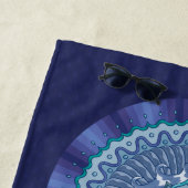 Serviette De Plage Water Mandala Beach Towel (En situation)