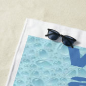 Serviette de plage WATER POLO (En situation)