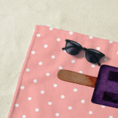 Serviette De Plage Watercolor Cute Popsicle Glaces Creams (En situation)