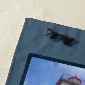 Serviette De Plage Watercolor lighthouse (En situation)
