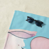 Serviette De Plage Waterfly 2 (En situation)