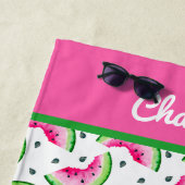 Serviette de plage Watermelon été (En situation)