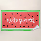Serviette De Plage Watermelon Hello Summer ID407 (Devant)