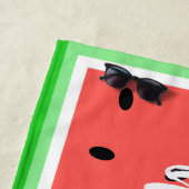 Serviette De Plage Watermelon Hello Summer ID407 (En situation)