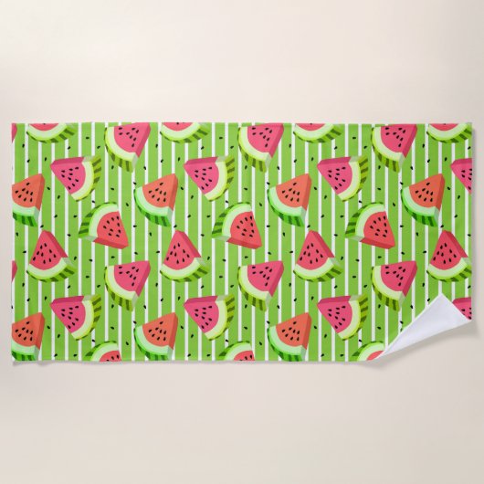 serviette de plage Watermelons (Devant)