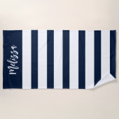 Serviette De Plage Week-end de célibataire en mer personnalisé (Devant)