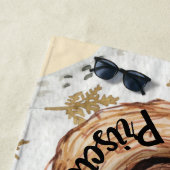 Serviette de plage Week-end enterrement de vie de  (En situation)