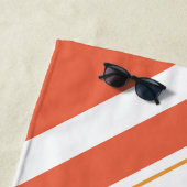 Serviette De Plage Week-end Rétro Filles Nom Personnalisé Enterrement (En situation)