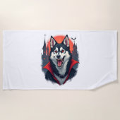 Serviette De Plage Werewolf Beagle Howl (Devant)