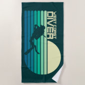 Serviette De Plage West Coast Diver SC (Devant)