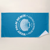 Serviette De Plage West Palm Beach (coquillage) (Devant)