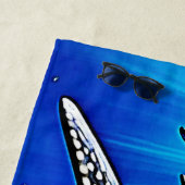 Serviette De Plage Whale Shark Majesty Design (En situation)