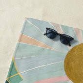 Serviette De Plage Whimsical Winter Dreamscape (En situation)