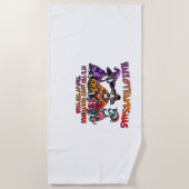 Serviette De Plage Whippet Halloween Thanksgiving Noël overde (Devant)