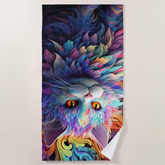 Serviette De Plage Whisker Wonder (Devant)