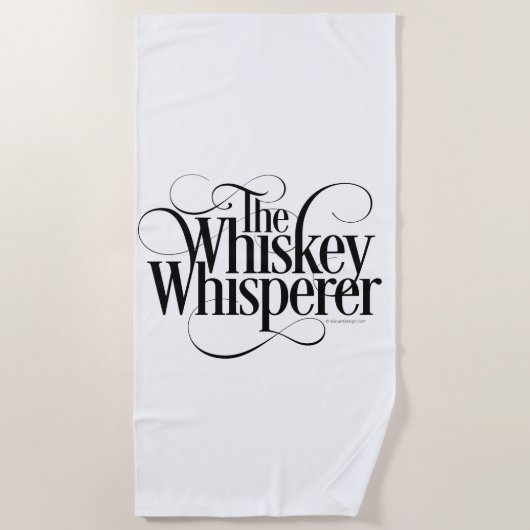 Serviette De Plage Whiskey Whisperer (Devant)