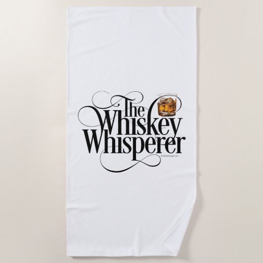 Serviette De Plage Whiskey Whisperer Beach Towne (Devant)