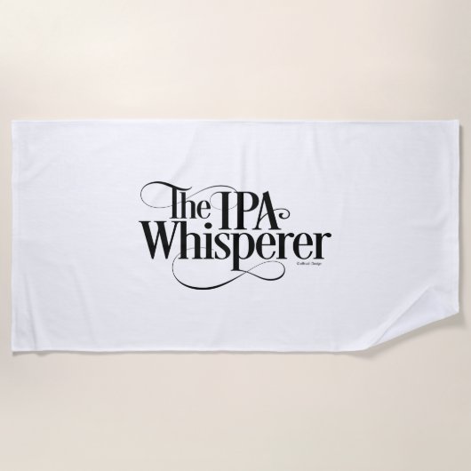 Serviette De Plage Whisperer IPA (Devant)