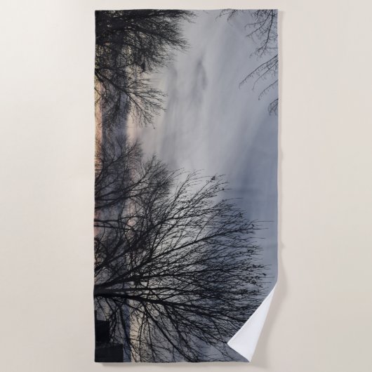 Serviette De Plage Whispers of Winter (Devant)