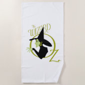 Serviette De Plage Wicked Witch™ L'Assistant Du Logo Oz™ (Devant)
