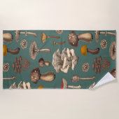 Serviette De Plage Wild Mushrooms (Devant)