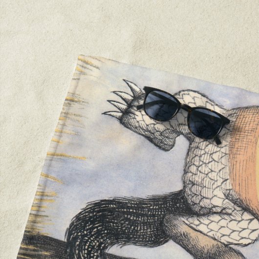Serviette De Plage Wild Things and Max Swinging From Trees (En situation)